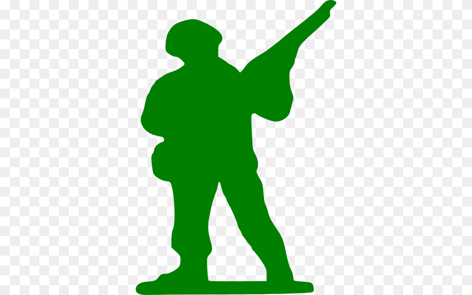 Green Soldier Clipart For Web, Silhouette, Adult, Male, Man Png Image