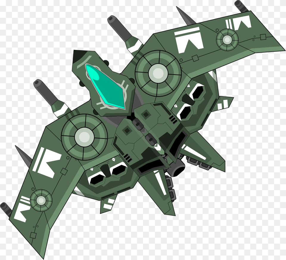 Green Spaceship Clipart, Aircraft, Vehicle, Transportation, Cad Diagram Png