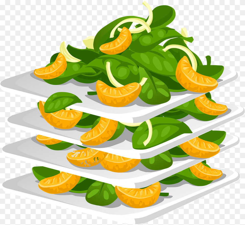 Green Spinach Salad Clipart, Produce, Plant, Fruit, Food Free Transparent Png
