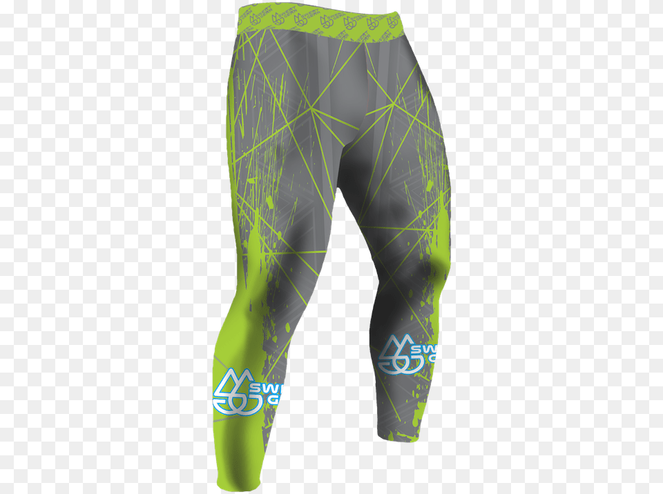 Green Splash Leggings, Clothing, Hosiery, Pants, Tights Png Image