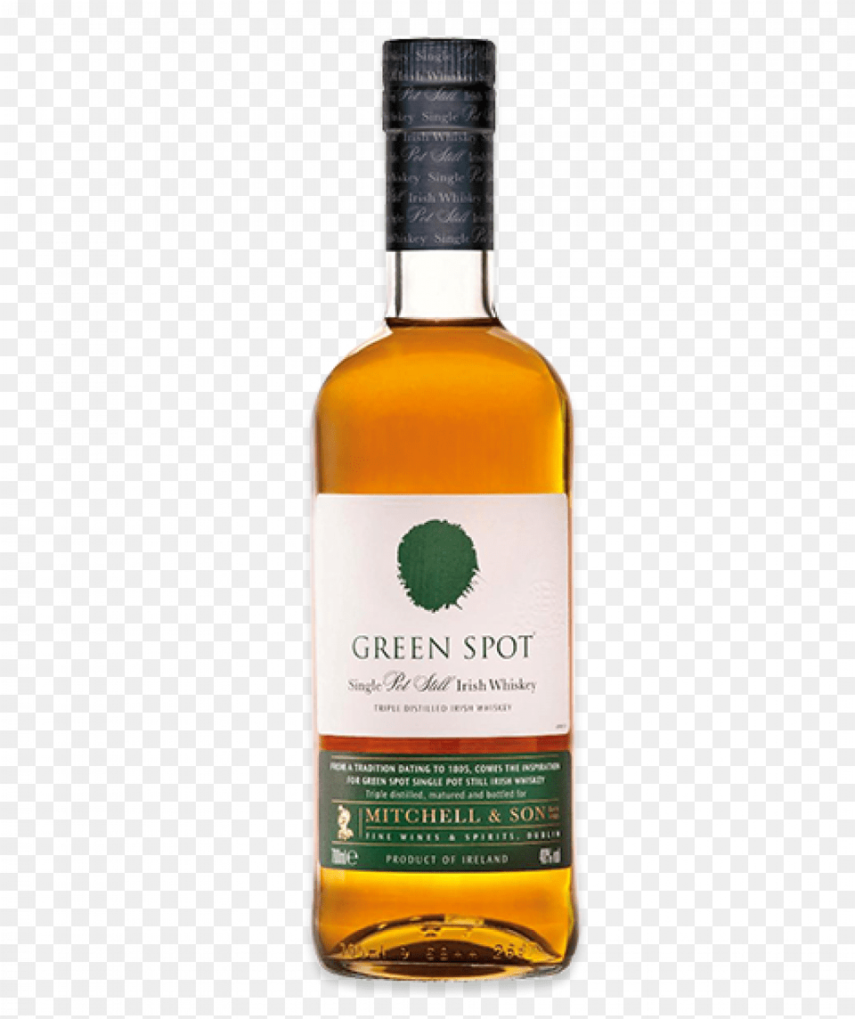 Green Spot Irish Whiskey Green Spot Whiskey, Alcohol, Beverage, Liquor, Bottle Free Png Download