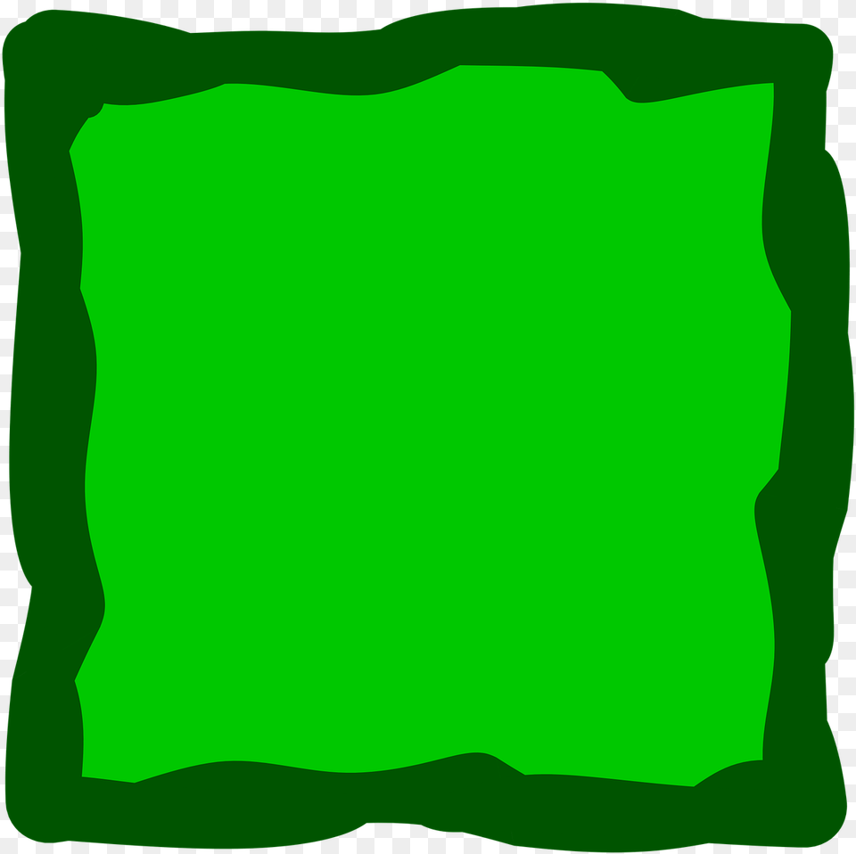 Green Squar Frame, Cushion, Home Decor, Person, Pillow Png