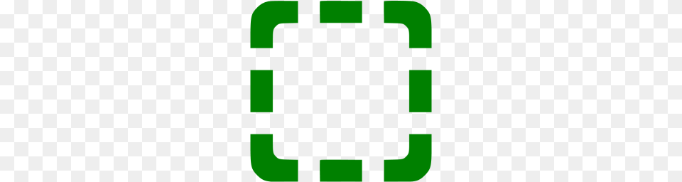 Green Square Dashed Rounded Icon Png Image