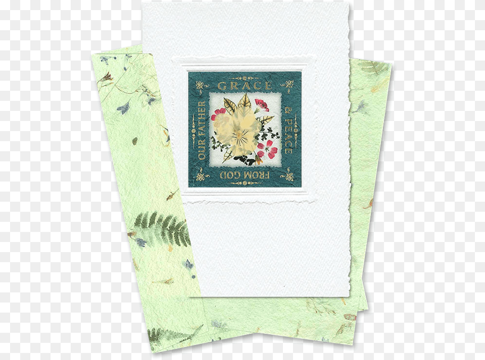 Green Square Framed Viola Scripture Card Image Craft, Envelope, Greeting Card, Mail Free Png