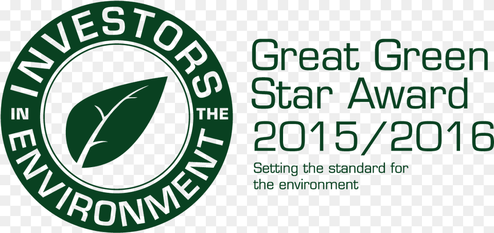 Green Star Award2015 16c Investors In The Environment, Leaf, Plant, Logo, Vegetation Free Png Download