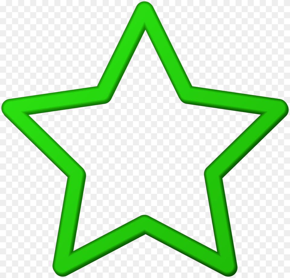 Green Star Border Frame Clip, Star Symbol, Symbol, First Aid Png Image