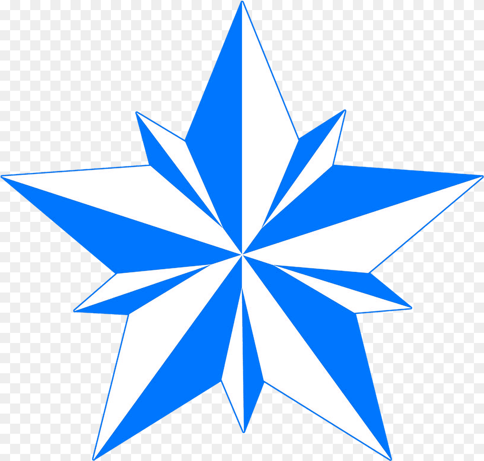 Green Star With Rounded Points Black Transparent Star Tattoo Designs Stencil, Symbol, Star Symbol, Aircraft, Transportation Free Png