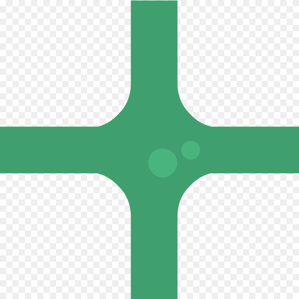 Green Stem Clipart, Cross, Symbol Png