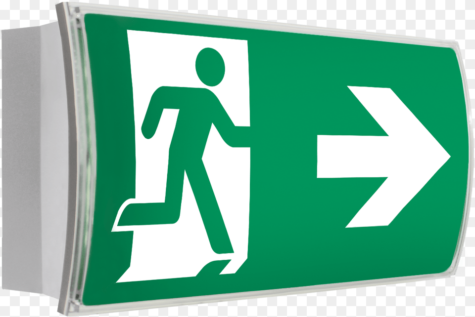 Green Street Sign Emergency Exit Right Sign, Symbol, First Aid, Road Sign Free Png