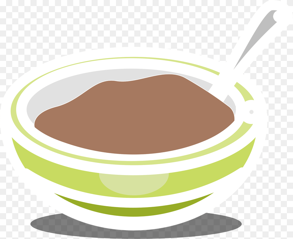 Green Stripe Bowl Clipart, Cup, Cocoa, Dessert, Food Png Image