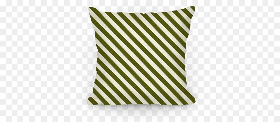 Green Stripe Pattern Pillow Homemade Birthday Card, Cushion, Home Decor Free Png Download
