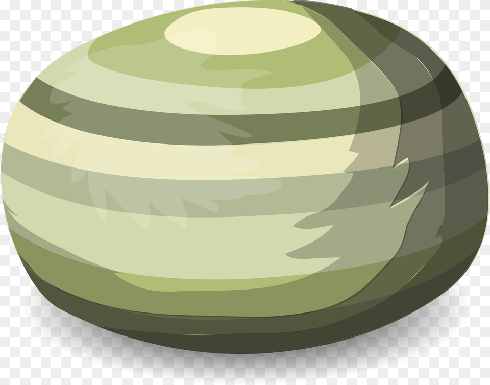Green Striped Beanbag Clipart, Jar, Pottery, Sphere, Clothing Png Image