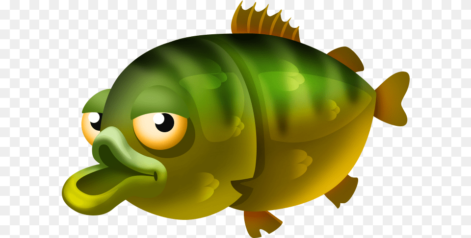 Green Sunfish Hay Day Fish, Animal, Sea Life, Perch Png Image