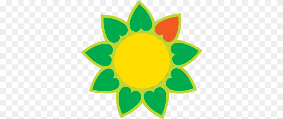 Green Sunflower Logo Logodix Poster On World Youth Skill Day, Flower, Plant, Nature, Outdoors Png Image