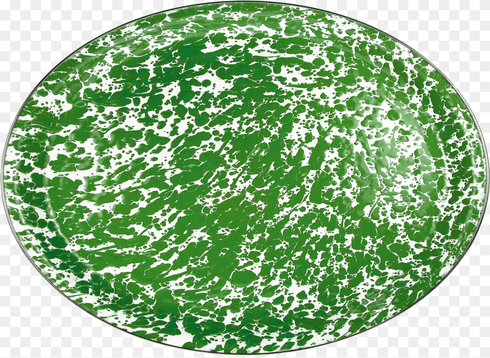 Green Swirl Pattern Circle Png Image