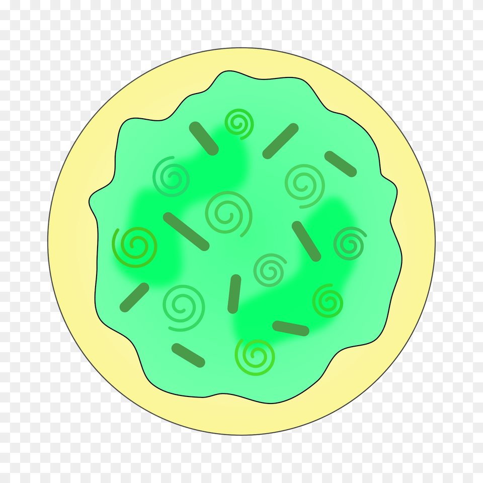 Green Swirl Sugar Cookie Solid Clipart, Sphere, Food, Sweets Free Transparent Png