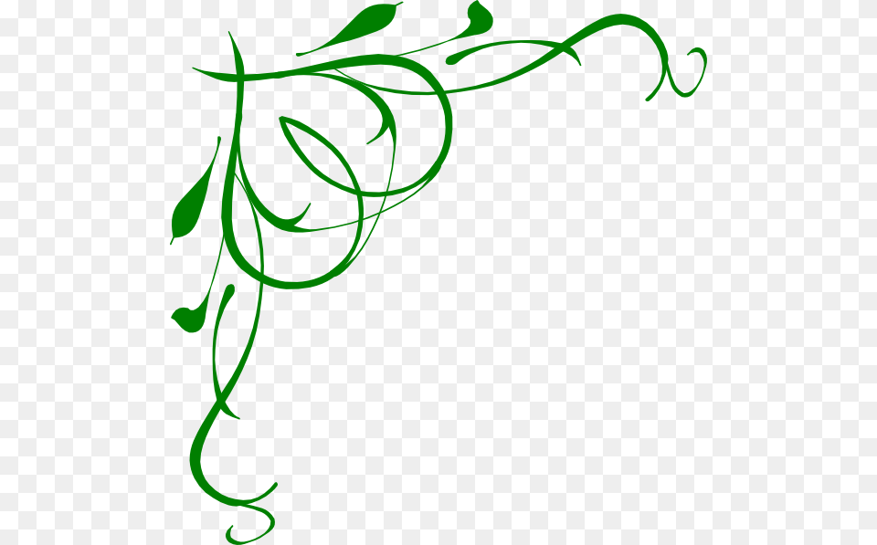 Green Swirls, Art, Floral Design, Graphics, Pattern Free Png Download