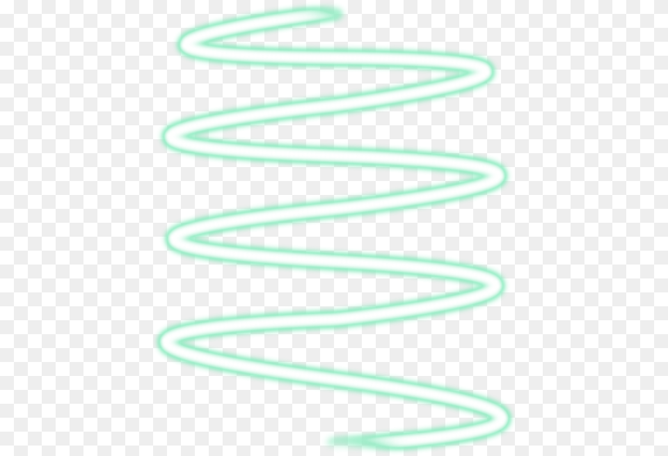 Green Swirls, Coil, Light, Spiral Free Png Download