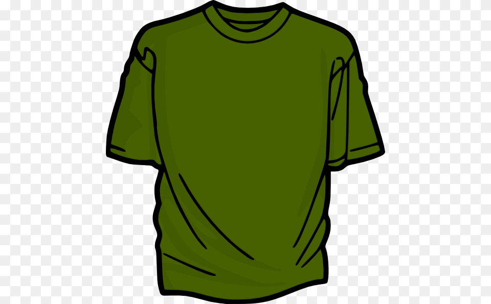 Green T Shirt Clip Art, Clothing, T-shirt Free Png Download