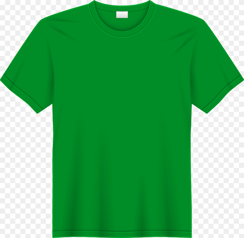 Green T Shirt Clip Art, Clothing, T-shirt Png Image