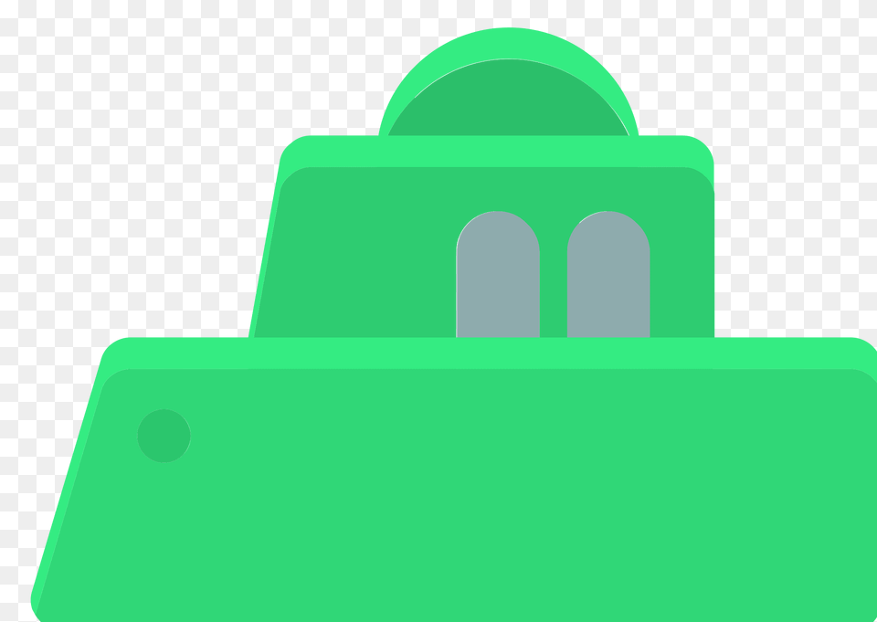 Green Tank Body Clipart, Bag Png