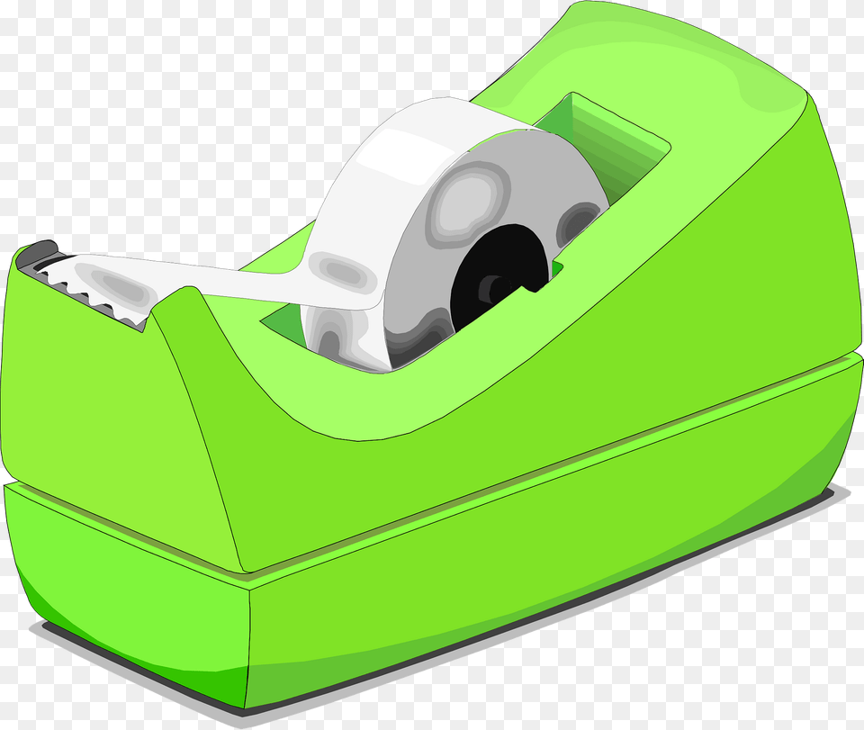 Green Tape Dispenser Clipart, Paper, Device, Grass, Lawn Free Png Download