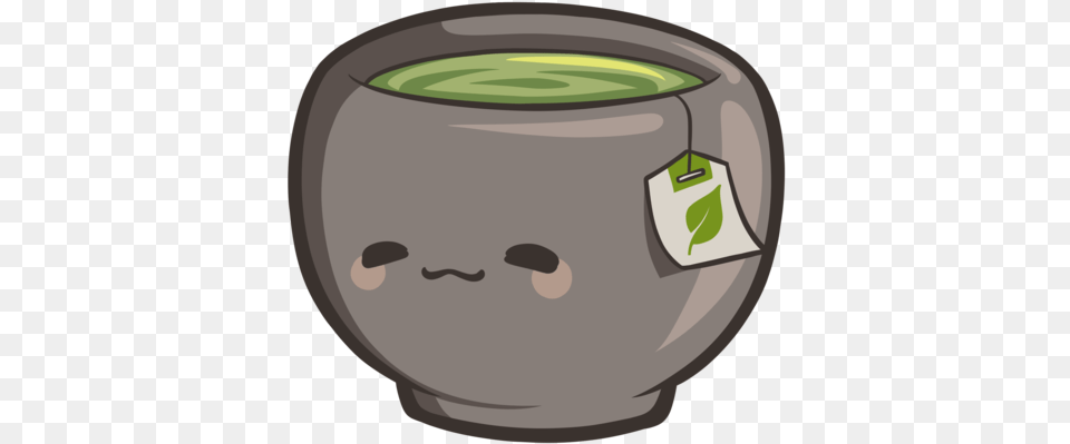 Green Tea Cartoon, Jar, Pottery, Disk Png