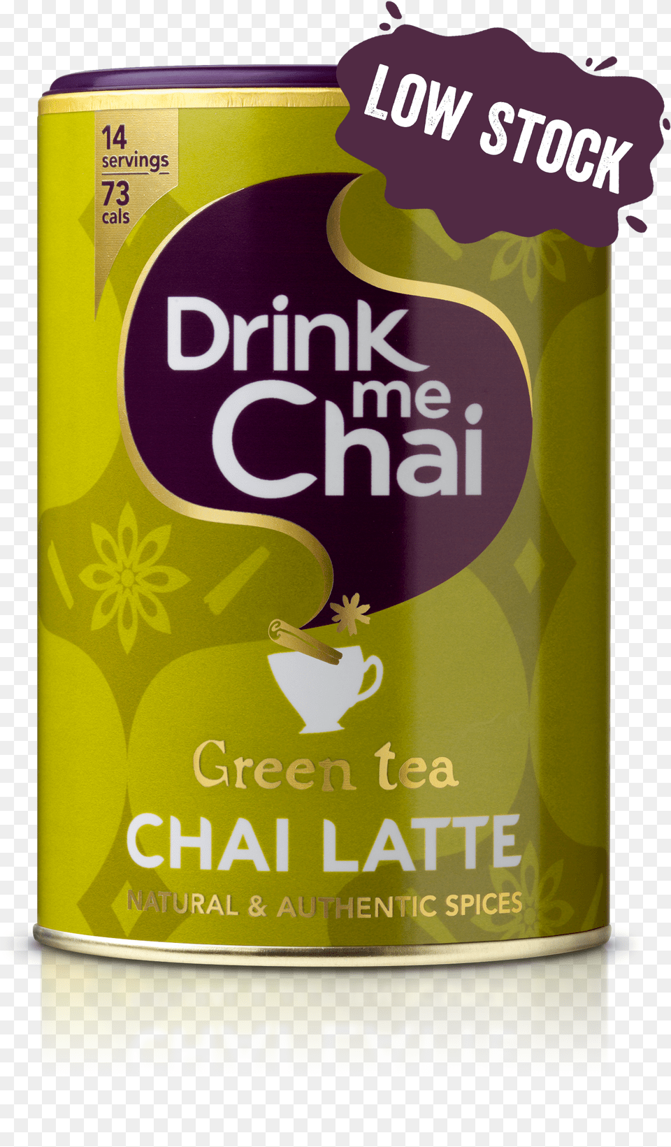 Green Tea Chai Latte Caffeinated Drink, Can, Tin Free Png Download
