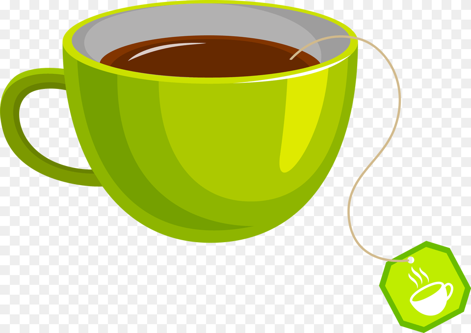 Green Tea Coffee Cup Teacup Tea Cup Vector, Beverage Png