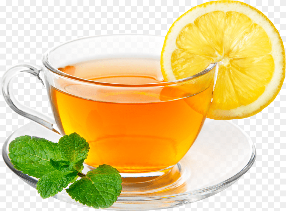 Green Tea Cup, Herbs, Plant, Mint, Beverage Png
