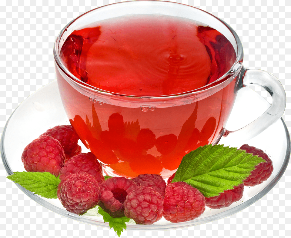 Green Tea Cup Image Raspberry Leaf Tea Benefits, Berry, Food, Fruit, Plant Free Png Download