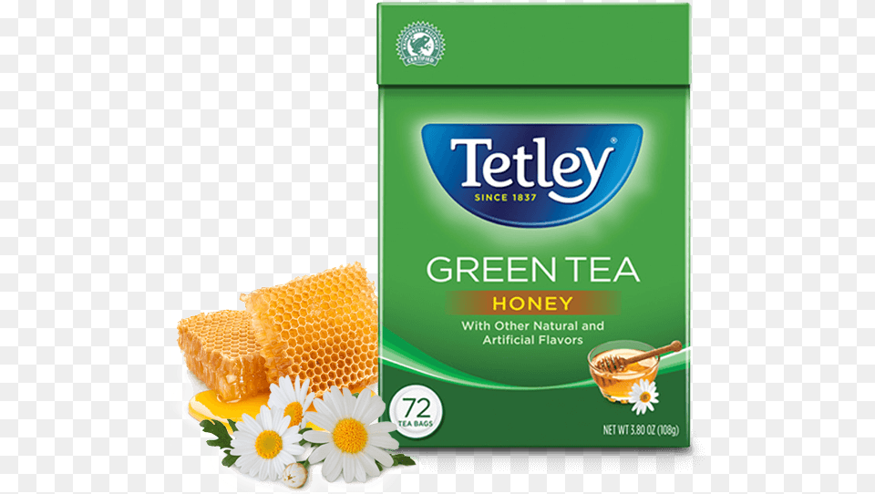 Green Tea Honey Tetley British Blend, Food, Honeycomb Free Png Download