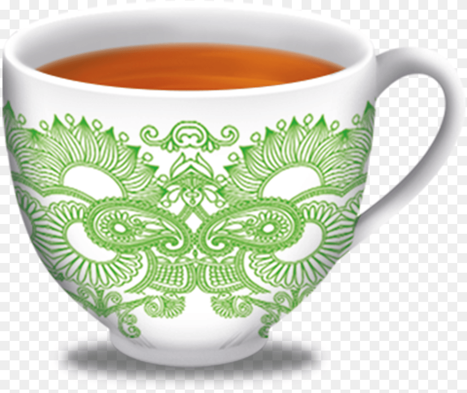 Green Tea Lemon Grass Basil Green Tea Lemongrass Green Tea, Cup, Beverage Free Png