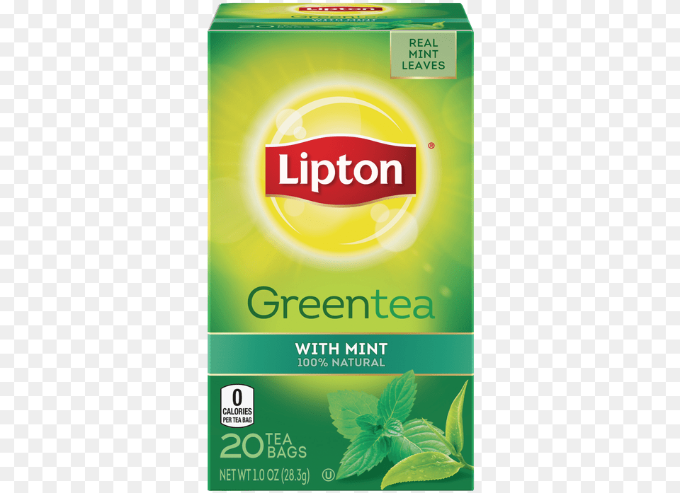 Green Tea Mandarin Orange Lipton Bag Green Tea Lipton Green Tea Mint, Beverage, Green Tea, Herbal, Herbs Png
