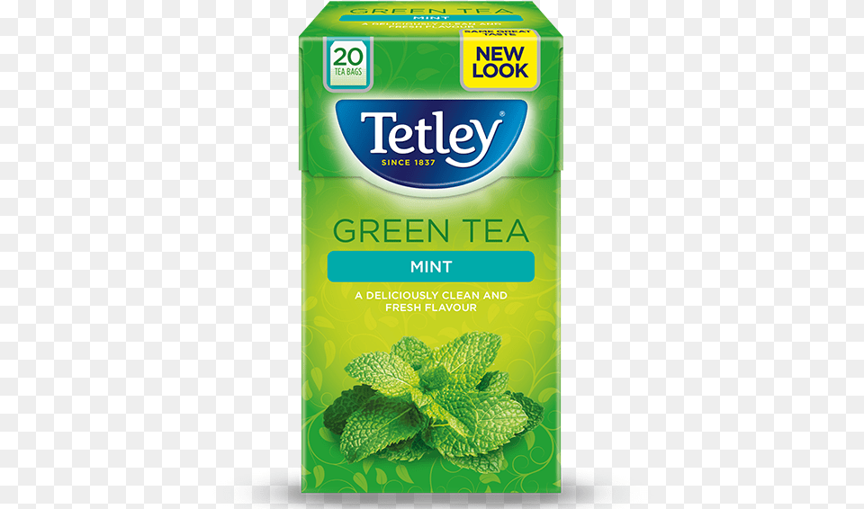 Green Tea Mint Tetley Green Tea Mint, Herbal, Herbs, Plant, Food Free Png Download