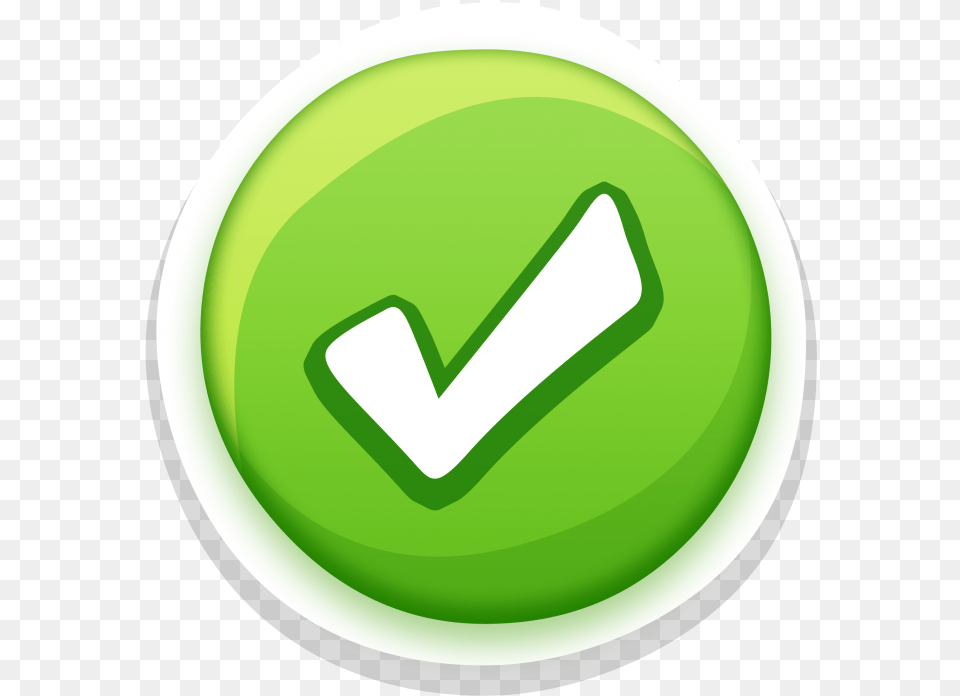 Green Tick Icon Free Searchpng Green Tick Sign, Logo, Disk Png