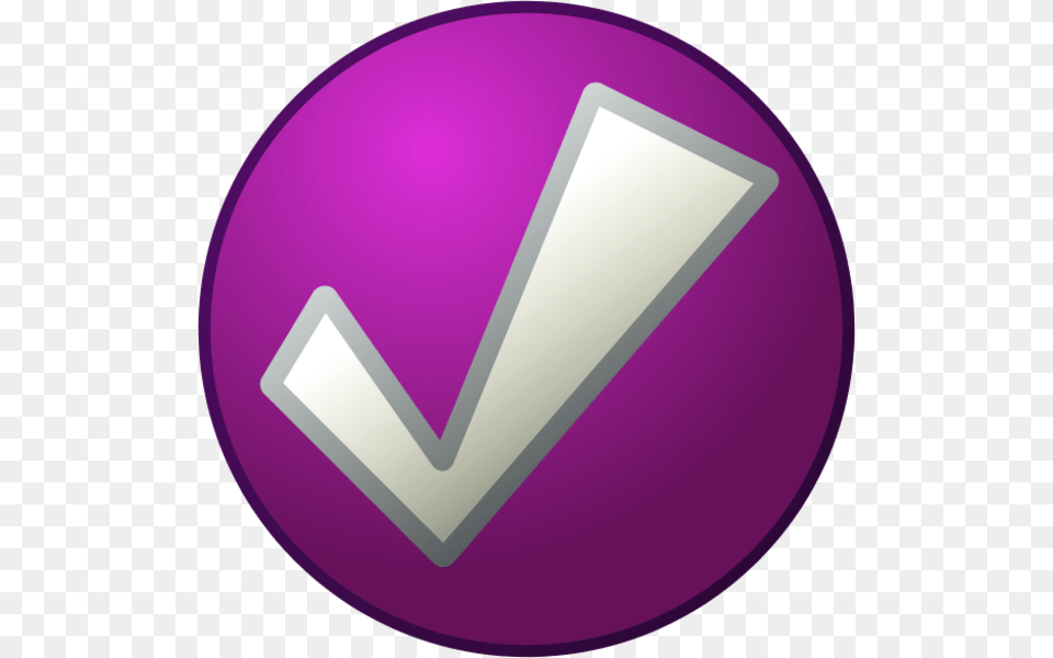 Green Tick Vector Clip Art Icon Bifa, Lighting, Purple, Disk Free Png Download
