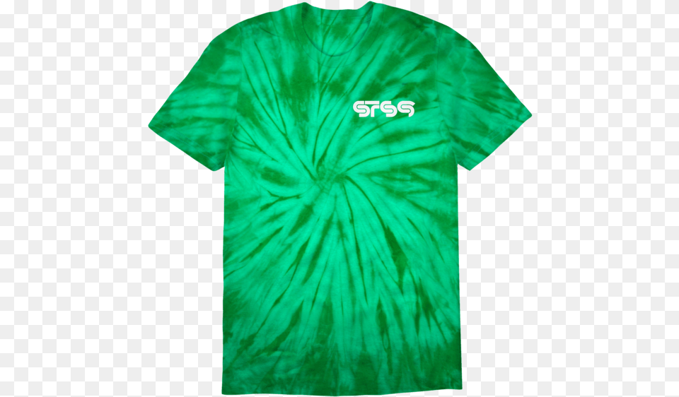 Green Tie Dye T Shirt, Clothing, T-shirt, Person Free Transparent Png