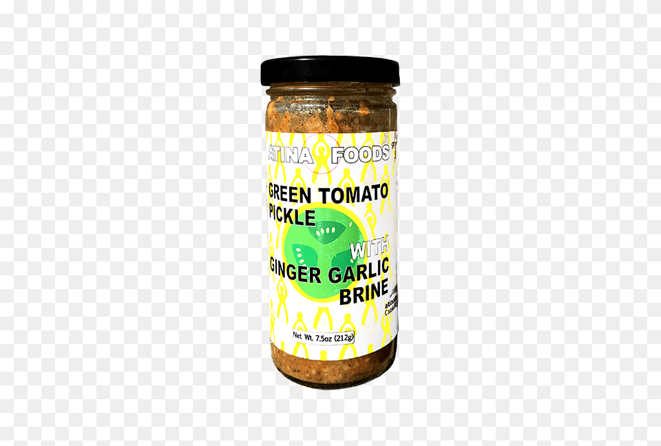 Green Tomato Pickle With Ginger Garlic Brine Atinafoods, Food, Relish, Ketchup Free Png