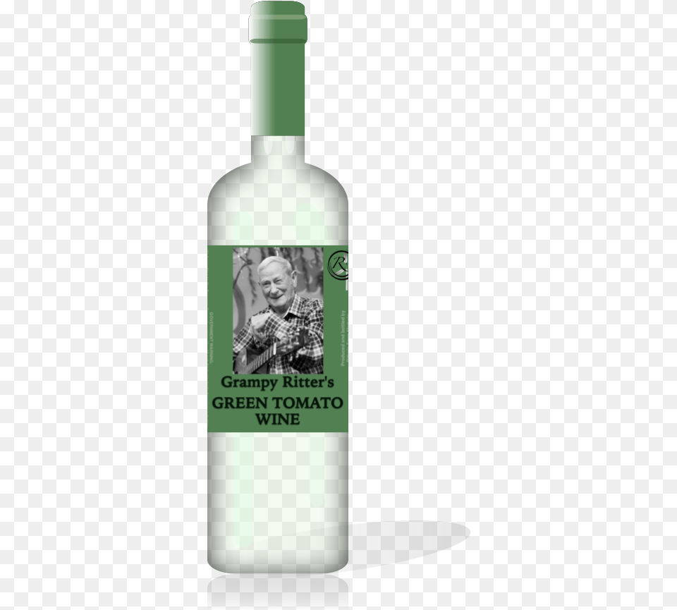 Green Tomato Wine Domaine De Canton, Person, Adult, Alcohol, Beverage Png Image