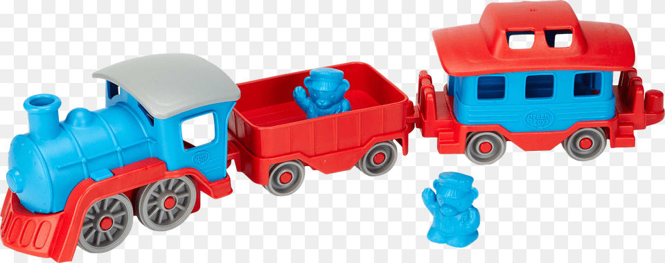 Green Toys Green Toys Train Blue, Plastic, Machine, Wheel, Toy Free Png