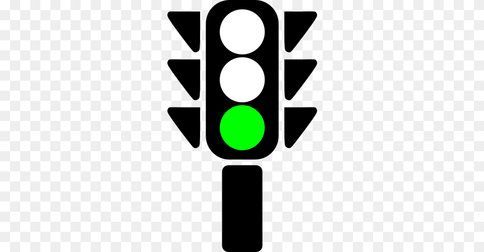 Green Traffic Light Vector Clip Art, Traffic Light, Astronomy, Moon, Nature Png Image