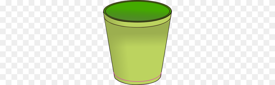 Green Trash Bin Clip Art, Bottle, Shaker, Bucket, Cup Free Png