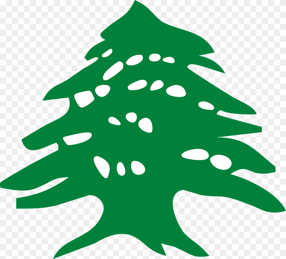 Green Tree Flag Cedar Cedar Tree Lebanon Flag, Christmas, Christmas Decorations, Festival, Animal Free Png Download