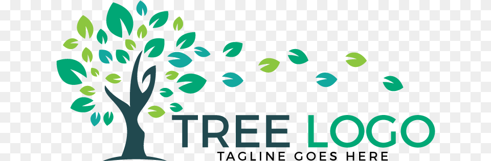 Green Tree Vector Logo Design Tree Vector Logo, Art, Graphics, Plant, Person Png Image