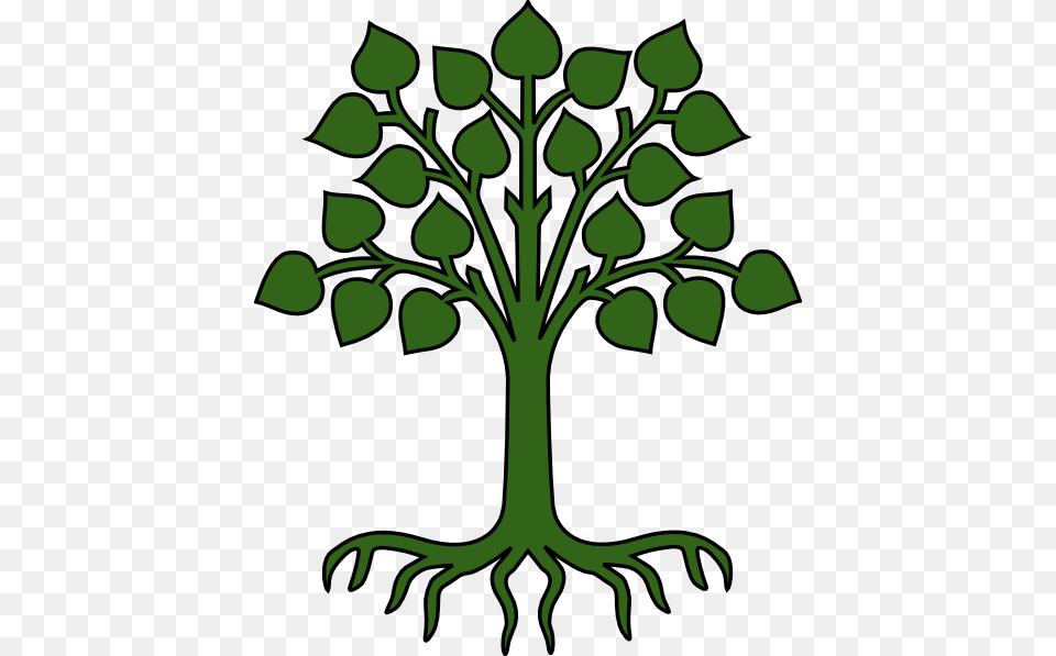 Green Tree With Roots Clip Art, Leaf, Plant, Potted Plant, Herbal Free Png Download
