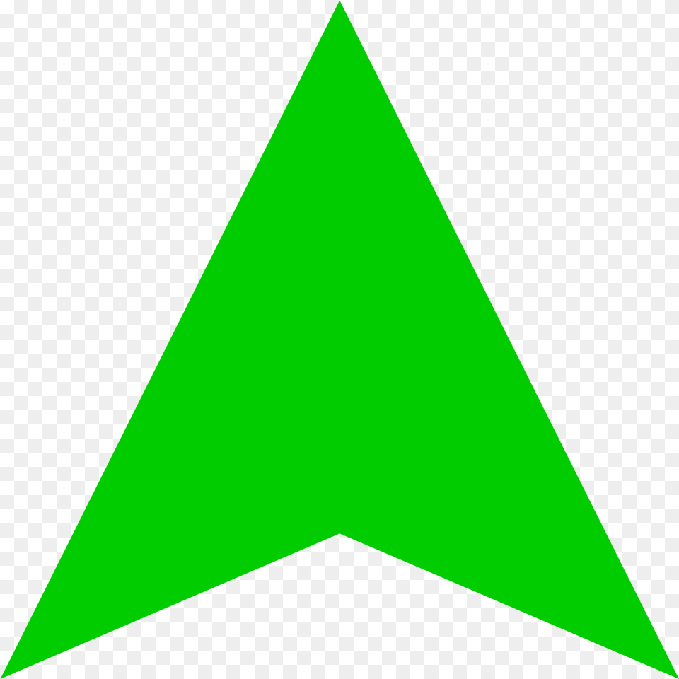 Green Triangle Green Up Arrow Icon Free Transparent Png