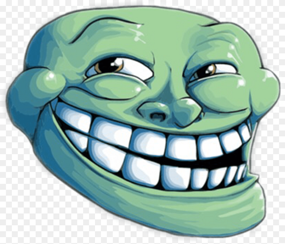 Green Troll Meme Green Troll Meme, Body Part, Mouth, Person, Teeth Png Image