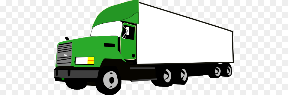 Green Truck Clipart Clip Art Images, Moving Van, Trailer Truck, Transportation, Van Free Png Download