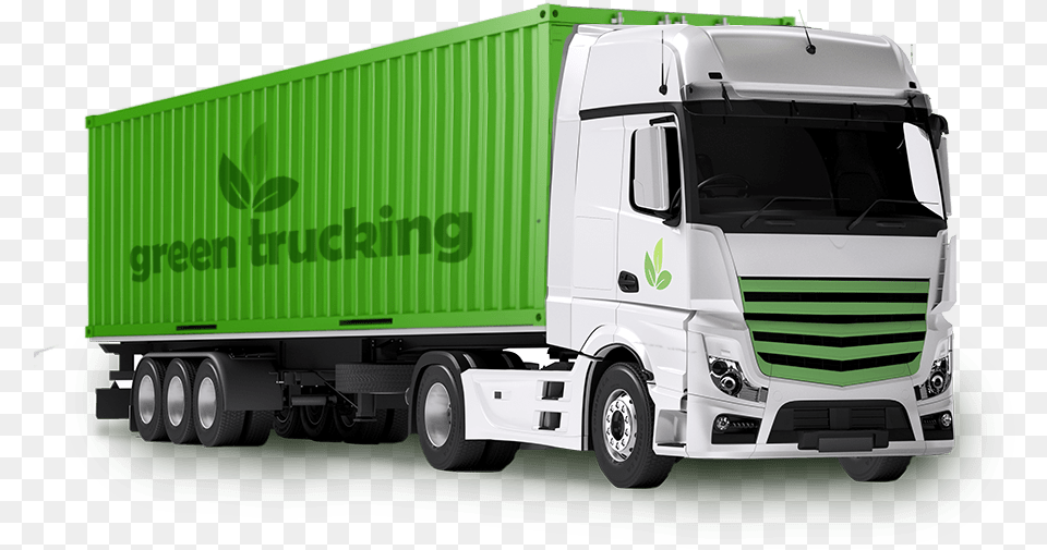 Green Trucking Truck Container 900px Green Container Truck Icon, Trailer Truck, Transportation, Vehicle, Machine Free Png